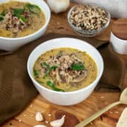 Wild Rice and Mushroom Soup