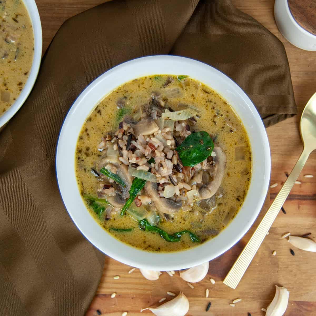 Wild Rice Mushroom Soup