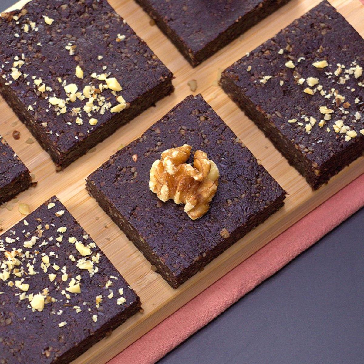 raw brownies