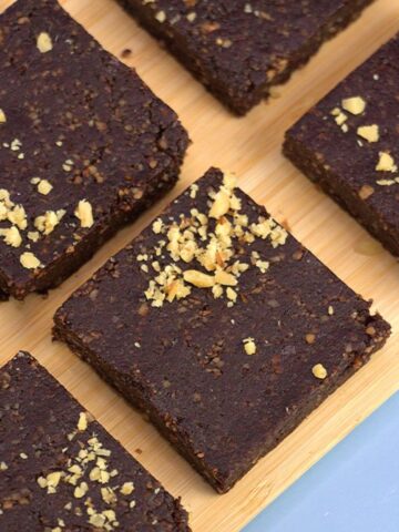 raw brownies